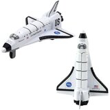 Metalna svemirska raketa s pogonom - bijela | shoptok.hr