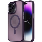 AVIZAR Ohišje MagSafe za iPhone 14 Pro Max Back Mat Frosted Obris, Vijolična, (5000014235) | Shoptok.si