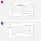 Hranilica za kokoške Crna 81 x 32 x 53,5 cm | Eponuda.com