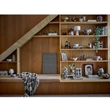 Bloomingville Črna/bež odeja iz recikliranega bombaža 130x160 cm Salobre – | Shoptok.si
