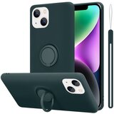 Cadorabo Ohišje, združljiv z Apple v tekoči zeleni barvi - zaščitni pokrov iz fleksibilnega silikona TPU z obročem, (20603181) Cene