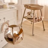 Lionelo Rosie stol za prematanje s podlogom, beige sand | shoptok.hr