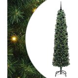 vidaXL Umjetno božićno drvce Zelena 240 cm PVC i čelik i plastika | shoptok.hr