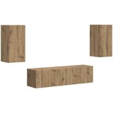  Set TV komoda 4 pcs Umjetnički hrast Konstruirano drvo | shoptok.hr