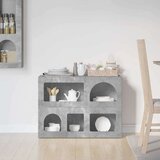  Strani šal Betonsko siva 80,5 x 35 x 59 cm Konstruiran les, (5000107985) | Shoptok.si