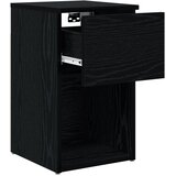 Ormarić za krevet Crni hrast 29 x 31,5 x 49 cm | shoptok.hr