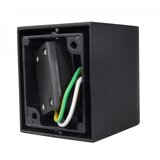 Mitea Lighting M952011 C CRNA 1xGU10 baštenska lampa zidna | ePonuda.com