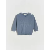 Reserved - Džemper s visokim udjelom viskoze - steel blue
