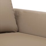  3-dijelni set sofa s jastucima boja cappuccina od umjetne kože | shoptok.hr