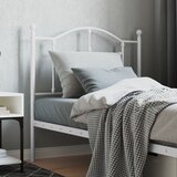 vidaXL Kovinsko vzglavje belo 90 cm Cene