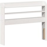 vidaXL Vzglavje s policami bela 90 cm trdna borovina | Shoptok.si