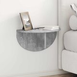  Polica na zidu Zidne 2 pcs Betonski sivi 48 x 24 x 24 cm | shoptok.hr