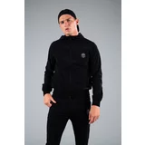 Hydrogen Men's Sweatshirt Tech FZ Sweatshirt Skull Black M