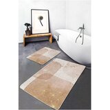 Mila Home Bež žametne kopalniške preproge v kompletu 2 ks 60x100 cm – | Shoptok.si