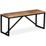 vidaXL Klop iz trdnega mangovega lesa 110x35x45 cm | Shoptok.si
