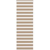 Zebra zavjesa Pješčano smeđa 80x200 cm Širina tkanine 75,9 cm Poliester | Shoptok.si