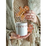 Bloomingville Krem šalica s božićnim motivom od kamenine 350 ml Ginnie – | shoptok.hr