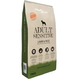 vidaXL Suha hrana za pse Adult Sensitive Lamb Rice 15 kg