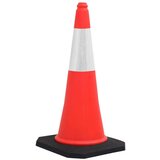 vidaXL Odsevni prometni stožci z močnimi podstavki 10 kosov 75 cm Cene