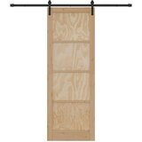  Klizna vrata Prirodna 83 x 232 cm Masivna borovina | Eponuda.com