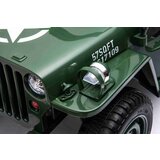 Lean_Toys Otroški električni avto USA ARMY 4X4 Enosed 12V Zelena | Shoptok.si