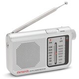 Aiwa RS-55SL Classic majhen radio s tekstilnim držalom in slušalkami v kovinskem ohišju | Shoptok.si
