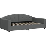 vidaXL Raztegljiva postelja temno siva 100x190 cm blago, (21292965) | Shoptok.si
