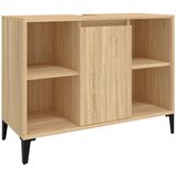 vidaXL Omarica za umivalnik sonoma hrast 80x33x60 cm inženirski les, (20716678) Cene
