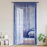 Furnova Zavese iz nitk 2 kosa 100x250 cm modre barve, (21917856) | Shoptok.si