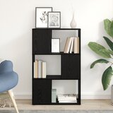 vidaXL Zabavno središče Črni hrast Inženirski les 60 x 24 x 94 cm | Shoptok.si