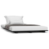  Za krevet crni 90 x 190 cm od masivne borovine | shoptok.hr