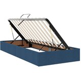  LED krevet za pohranu s madracem Plava 200 x 200 cm Tkanina - Plava 200 x 200 cm Dizajn linija | shoptok.hr
