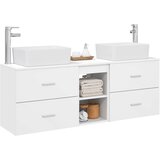  Set ormarića za kupaonicu 3 kom. Bijela 53 x 34,5 x 63 cm | shoptok.hr