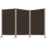 Furnova Paravan 3-delni rjav 260x180 cm, (21929704) | Shoptok.si