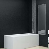  Zložljiva pregrada za tuš s 3 paneli ESG 130x138 cm - Pregrada Za Tuš, (21744979) | Shoptok.si