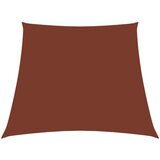 vidaXL Senčno jadro oksford blago trapez 3/4x2 m terakota Cene