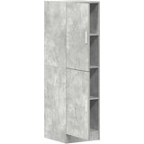 vidaXL Kuhinjska omarica betonsko siv 38x41,5x131,5 cm inž. les | Shoptok.si