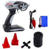 Lean_Toys Dirkalni avtomobilček za driftanje na daljinsko upravljanje, srebrn, 30 km/h 1:16 | Shoptok.si