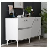 Hanah home iris - white, silver whitesilver console | ePonuda.com