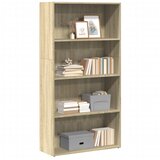  Regal za knjige boja hrasta 80x30x152 cm od konstruiranog drva | shoptok.hr