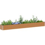  Povišena gredica - Vrtna gredica 390 x 50 x 36 cm Cinkani čelik | shoptok.hr