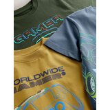 Next Majica turkizna / golobje modra / kari / kaki | Shoptok.si