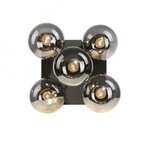 Just LIGHT. 14602-18 - Luster na šipci WIDOW 5xE14/25W/230V crna | Eponuda.com