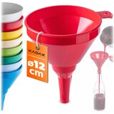 KADAX Kuhinjski lijak za steklenice demižonov, vinskih likerjev, s cedilom, filtrom, premer 120 mm, (5000358312) | Shoptok.si