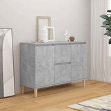  Komoda betonsko siva 103,5x35x70 cm iverna plošča, (20656496) | Shoptok.si
