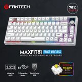 Fantech tastatura mehanicka gaming MK910 rgb pbt Maxfit81 frost wireless bela (yellow switch) | ePonuda.com