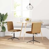  Jedilni stoli 2 kosa rjav žamet, (21822472) | Shoptok.si