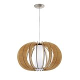 Eglo Stellato 1 visilica/1, e27, prom 500, smeđe drvo | shoptok.hr
