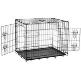 Rebel ANIMALS Metalni kavez za pse sa dvoja vrata XL 91x60x67cm RA-1203 | Eponuda.com