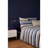 Tommy Hilfiger posteljnina athletic stripes 140/200 cm saten siva | Shoptok.si